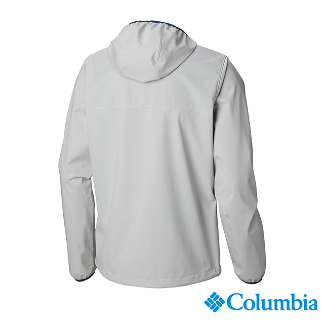 Columbia 哥倫比亞 男款-防潑水彈性風衣灰色 UKE00710