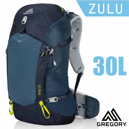 GREGORY 新款 Zulu 30 網架式健行登山背包(M號)_海軍藍