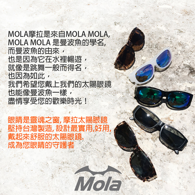 MOLA SPORTS摩拉運動太陽眼鏡 超輕 男女可戴 UV400 跑步 高爾夫 自行車-