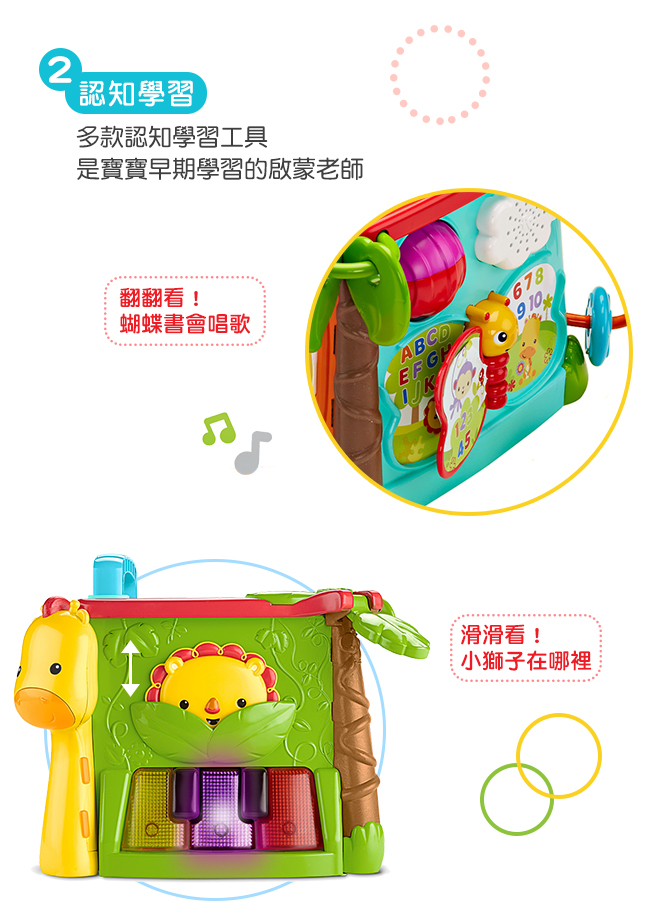 奇哥 Fisher-Price 費雪 可愛動物積木盒