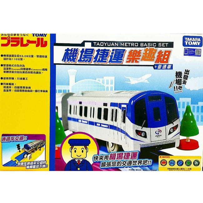 任選日本PLARAIL 鐵道王國 機場捷運樂趣組TP61886 TAKARA TOMY