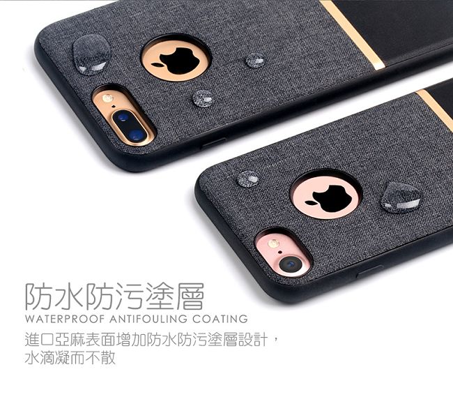 Mooke iPhone 7 /8尊爵Nappa保護殼-典雅紅