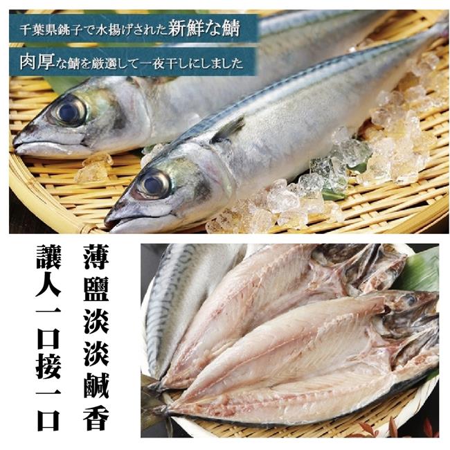 【海陸管家】挪威整尾薄鹽青鮐魚(鯖魚)20尾(每尾約300g)