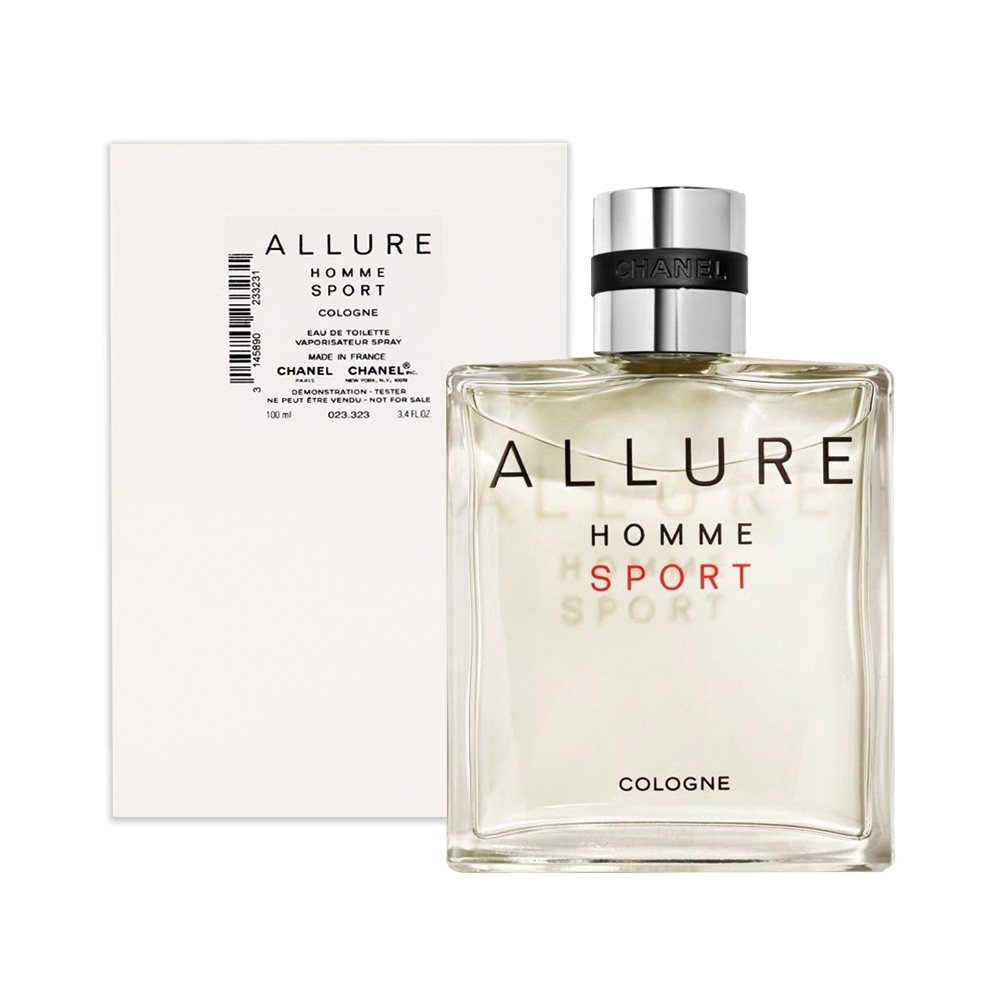 CHANEL香奈兒ALLURE Homme Sport 清新古龍水100ml TESTER(環保盒