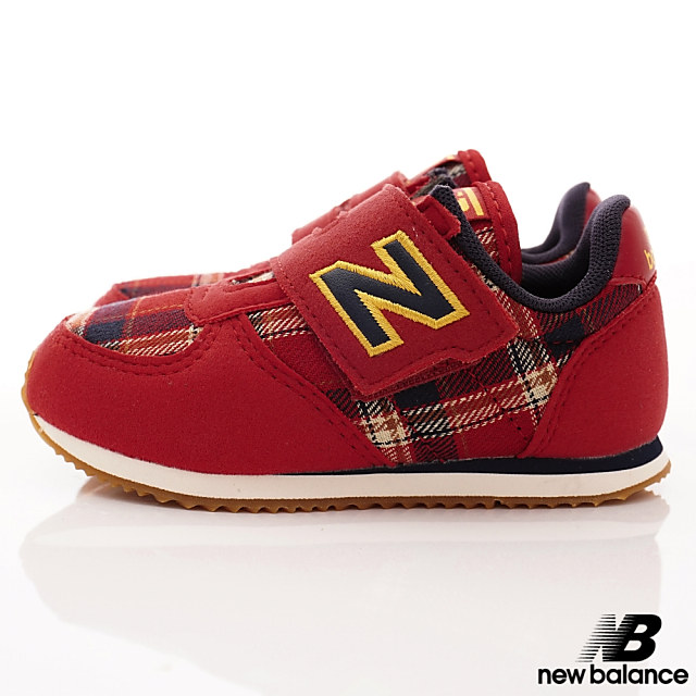 NewBalance 220格紋運動款 RCI紅色(小童段)