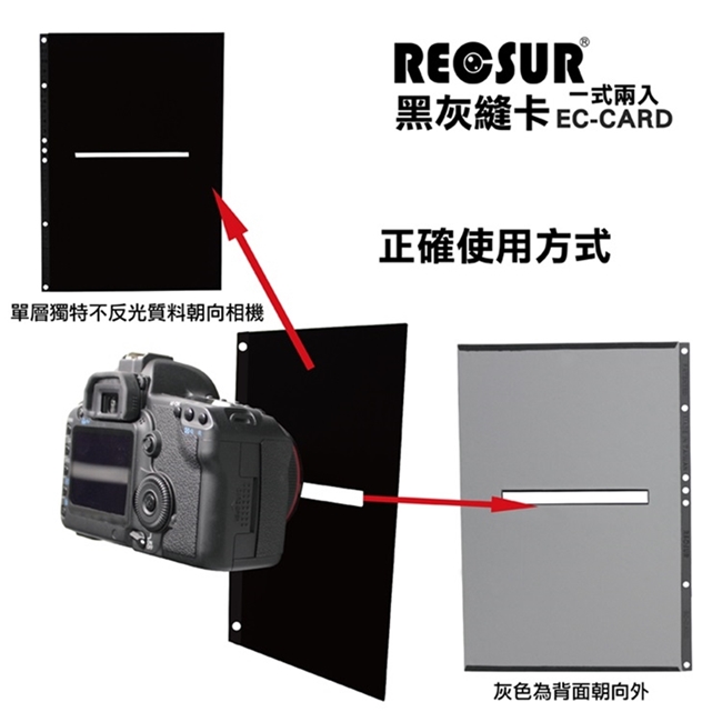 銳攝RECSUR黑灰縫卡EC-CARD RS-1205第三代