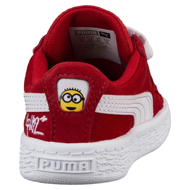 PUMA-MinionsSuedeVPS孩童鞋-賽車紅