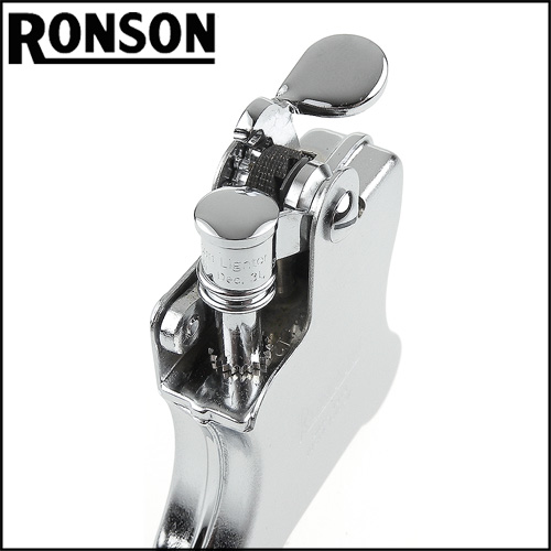 RONSON Banjo系列燃油打火機-緞銀款