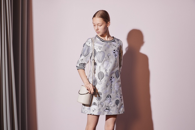 Haute Couture 高定系 精緻3D進口提花拼接造型禮服洋裝-銀白