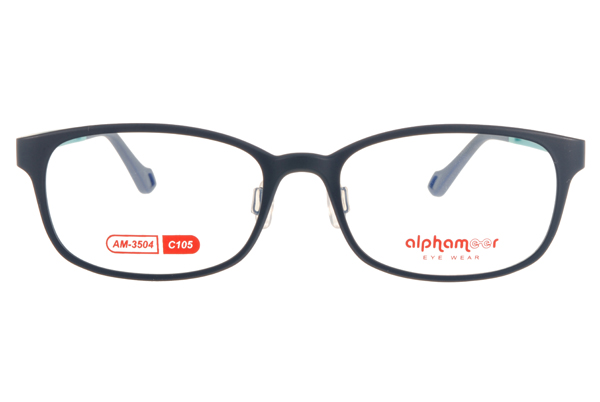 Alphameer光學眼鏡 韓國塑鋼系列/藍-青#AM3504 C105