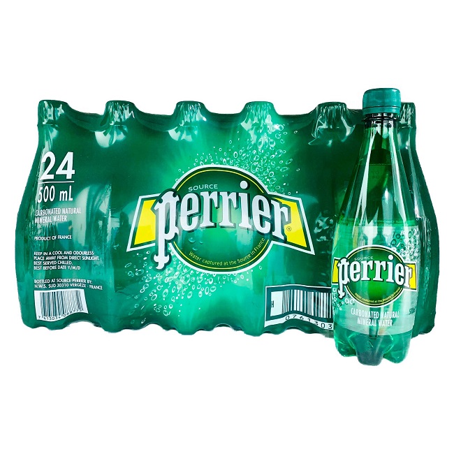 法國Perrier沛綠雅 氣泡天然礦泉水(500mlx24入)