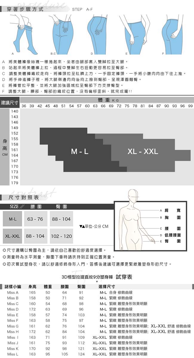 Mollifix 3D極型拉提直紋9分塑身褲 (簡約白)