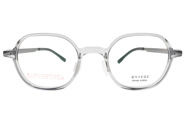 VYCOZ眼鏡 復古圓框/透灰-銀#CASS GRE