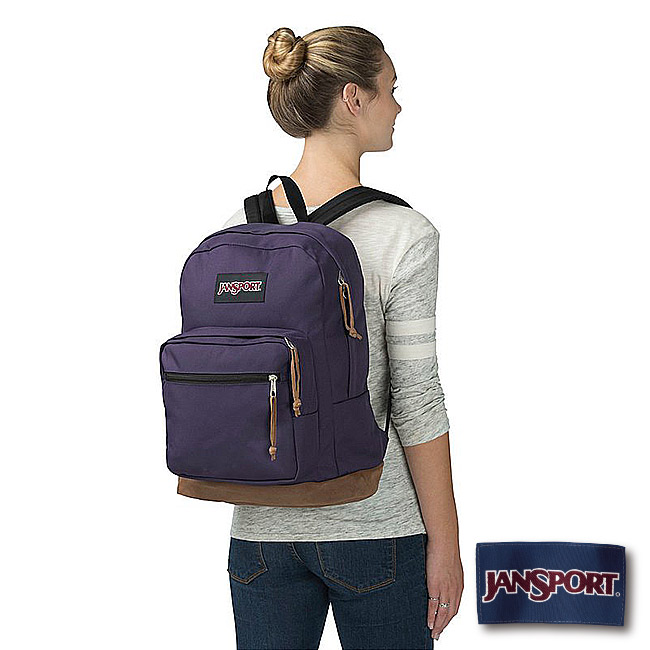 JANSPORT RIGHT PACK系列後背包 -暗紫