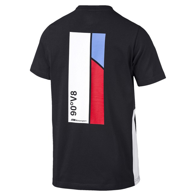 PUMA-男性BMW系列Life短袖T恤-煙煤黑-歐規