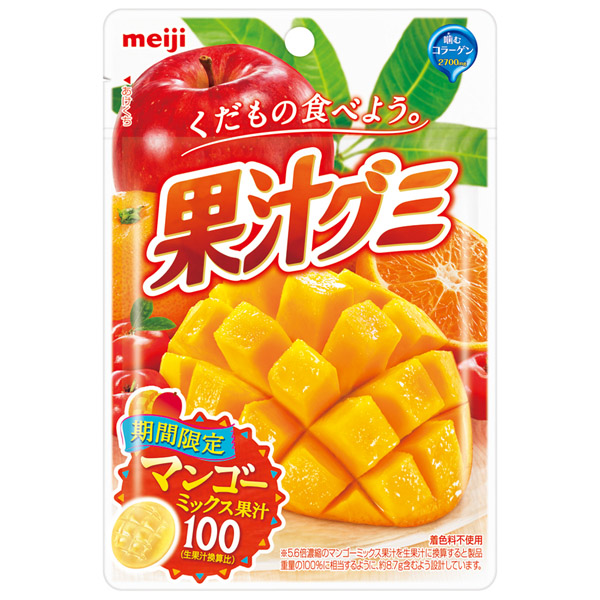 明治 果汁QQ軟糖-芒果綜合果汁味 (47g)