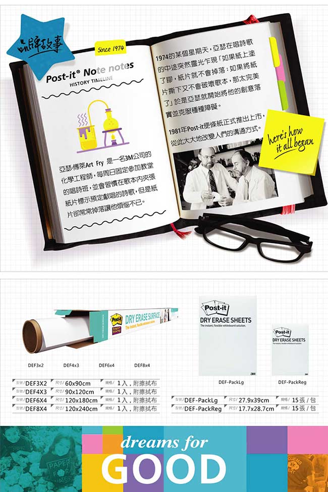 3M Post-it利貼 狠黏多用途白板貼15張DEF-PackReg