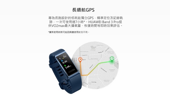 HUAWEI華為 Band 3 Pro 運動手環(金)