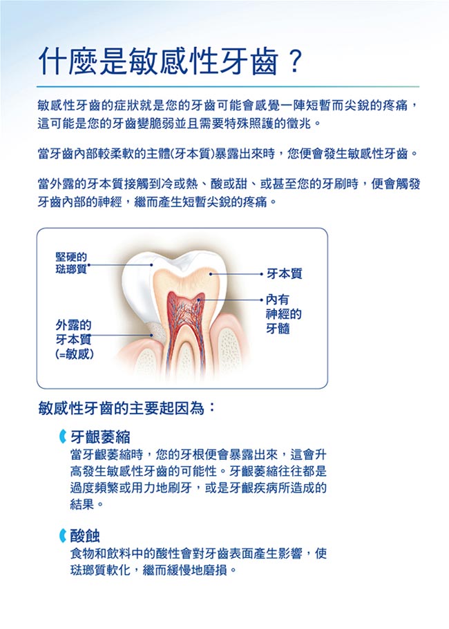 舒酸定長效抗敏牙膏 超值限量組-牙齦護理*6+溫和美白*2