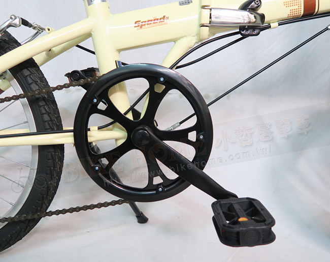 DAHON大行 Speed D6 20吋6速鉻鉬鋼折疊單車/自行車-米黃色