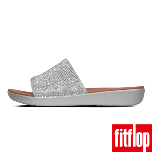 FitFlop SOLA厚底拖鞋銀色