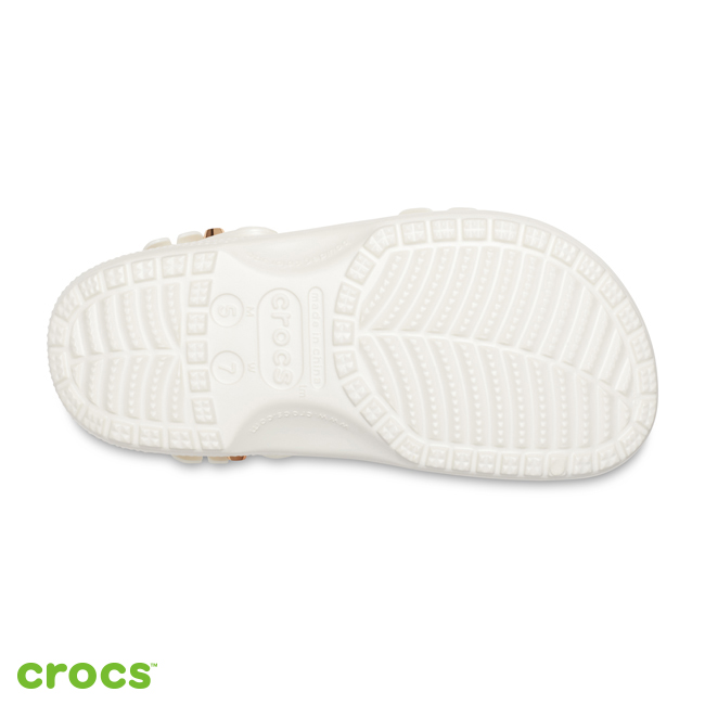 Crocs 卡駱馳 (中性鞋)經典金屬花朵克駱格 205585-159