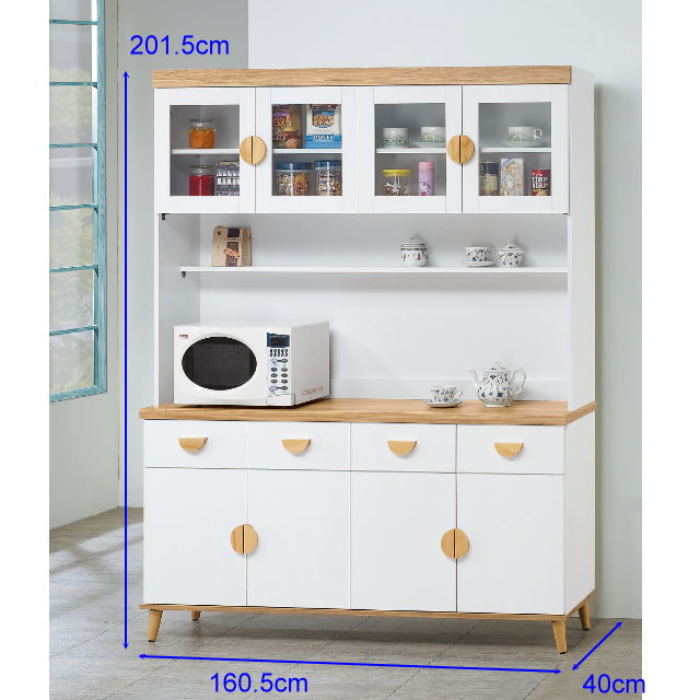 MUNA 席那5.3尺餐櫃(全組)160.5X40X201.5cm