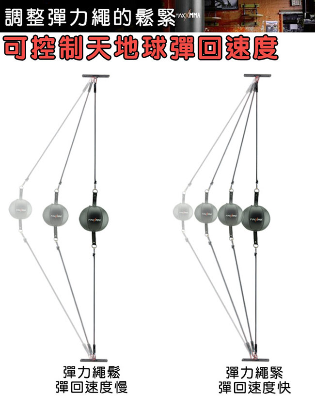 MAXXMMA 懸吊型天地球組-C組合-天地球組+重壓袋+門框單槓