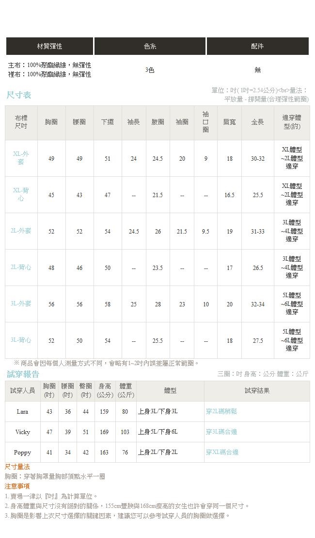 防風防水科技保暖羽絨棉長版風衣外套-OB大尺碼