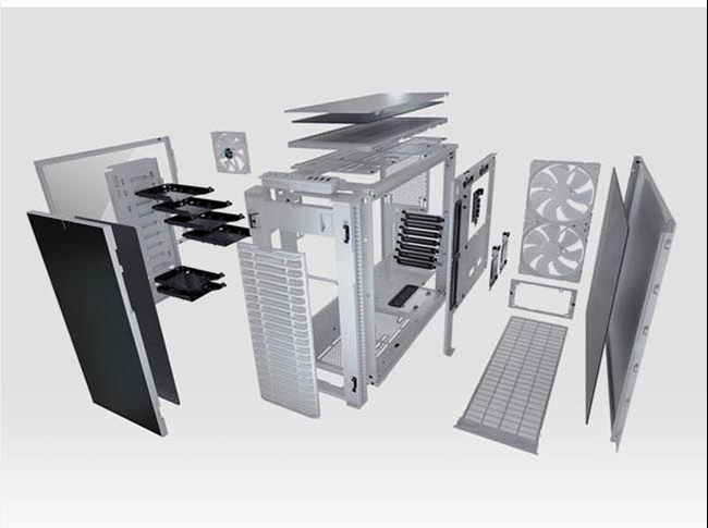 【Fractal Design】Define R6C TG 極光白 鋼化玻璃透側電腦機殼