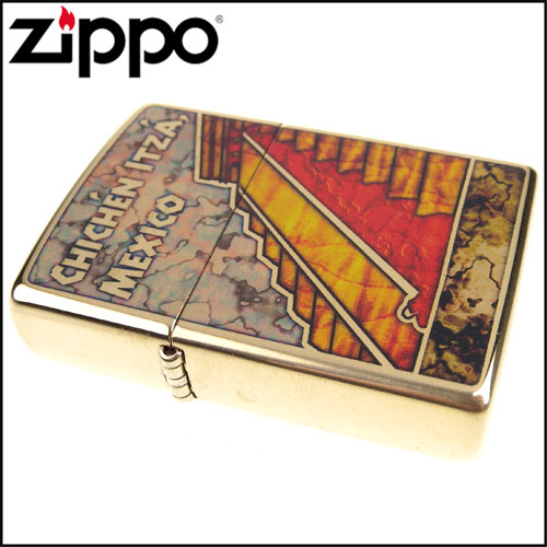 ZIPPO 美系~Pyramid Chichen Itz-墨西哥契琴伊薩金字塔打火機