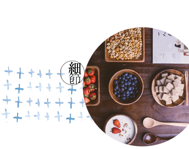 Homely Zakka 麥趣食光健康環保小麥魚型分隔餐盤(天空藍）