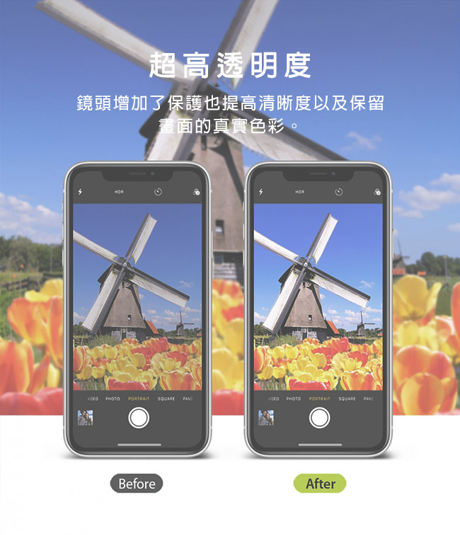 Rearth Apple iPhone XR 鏡頭保護貼(三片裝)