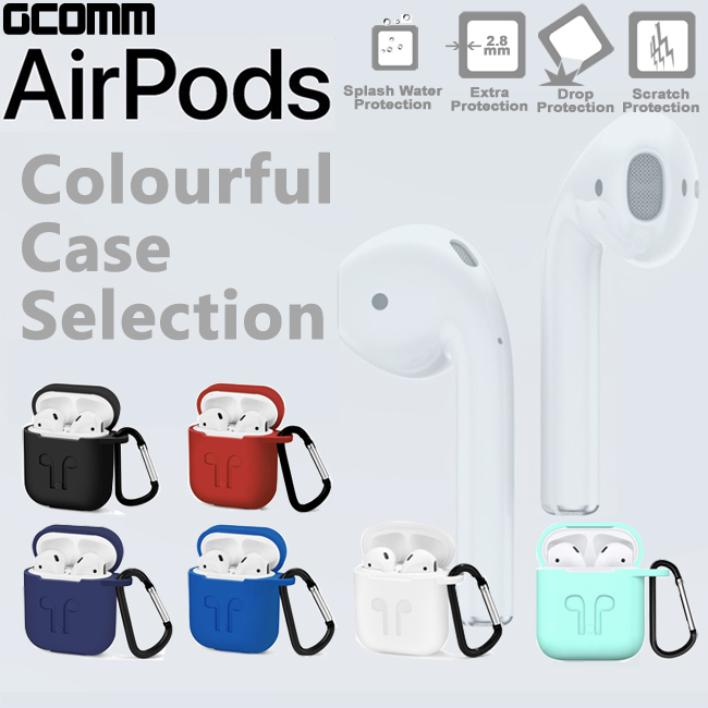 GCOMM Apple AirPods 藍芽耳機增厚保護套 紳士黑