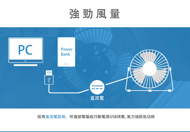 TCSTAR 金屬鋁葉八吋勁風扇 TCF-SU005BK