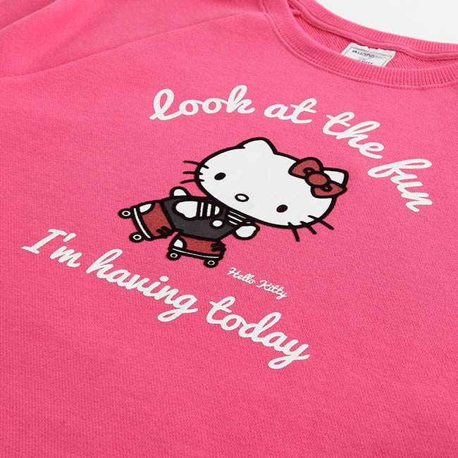 Hang Ten - 女裝 - Hello Kitty 系列玩耍圖樣T恤-粉
