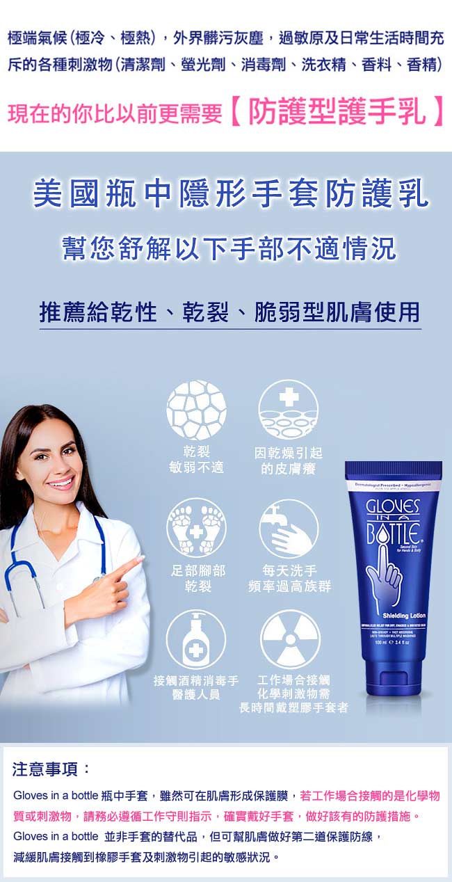 Gloves In Bottle 美國瓶中隱形手套防護乳60ml