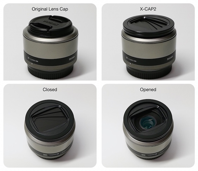 台灣製造Freemod半自動鏡頭蓋X-CAP2 黑色 - 40.5mm