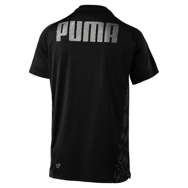 PUMA-男性訓練系列VENTPUMA短袖T恤-黑色-歐規