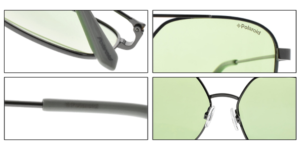 Polaroid 偏光太陽眼鏡 清新飛行款/槍綠 #PLD 6058S 1EDUC