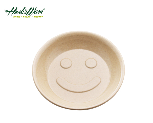 美國Husk’s ware 稻殼天然無毒環保兒童微笑餐盤