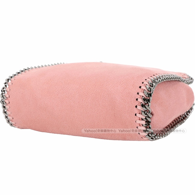 Stella McCartney Falabella Tiny 迷你兩用鍊帶包(玫瑰粉)