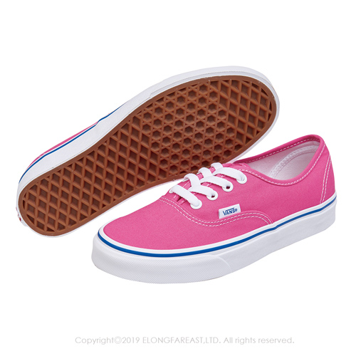 (女)VANS Authentic 經典素色休閒鞋*桃紅