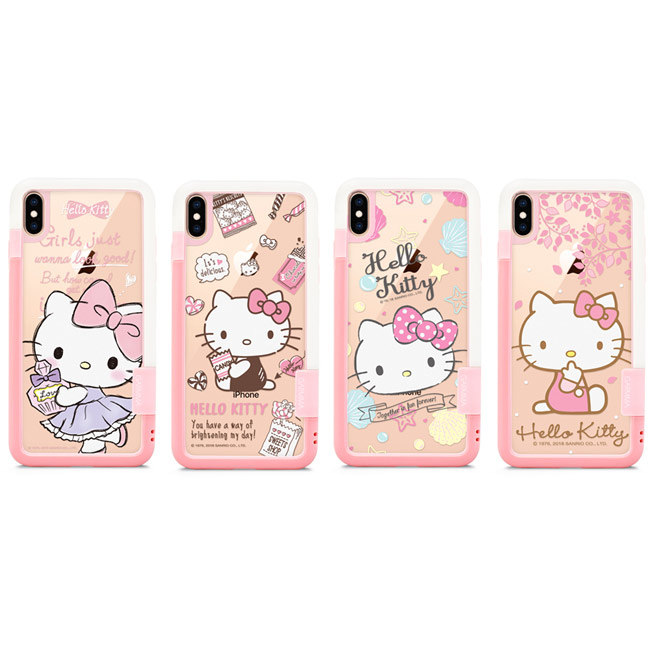GARMMA Hello Kitty iPhone X/XS 邊框背貼套組