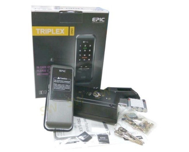 TRIPLEX 三合一觸控式密碼鎖 密碼+卡片/悠遊卡+鑰匙 EPIC感應鎖(不含安裝)