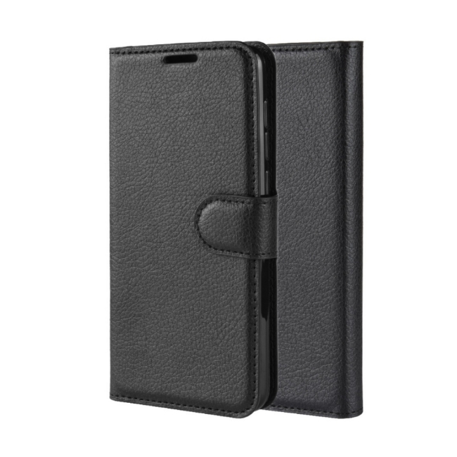 PKG 華碩 Zenfone5Q ZC600KL側翻式-精選皮套-經典款式-黑