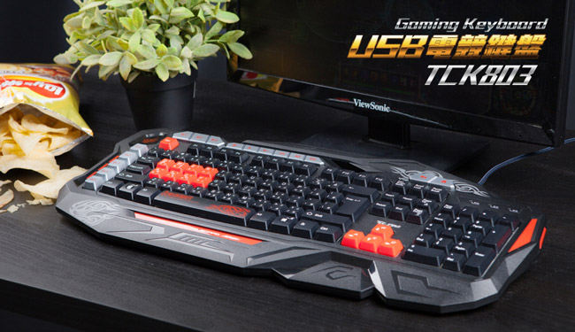 【福利品】TCSTAR 電競鍵盤 TCK803