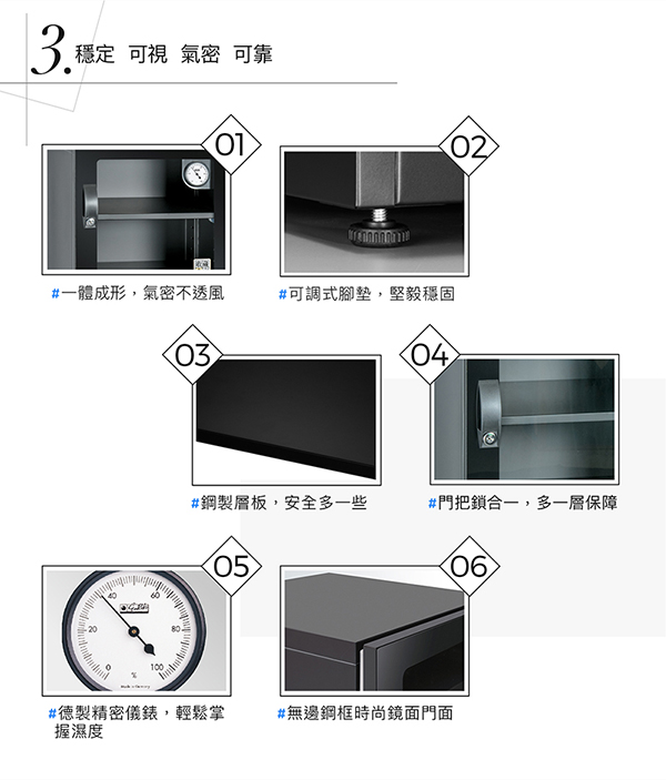 收藏家 100公升電子防潮箱 CD-105