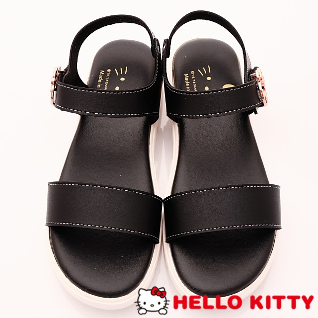 Hello Kitty-輕量休閒涼鞋款-EI18178黑(女段)