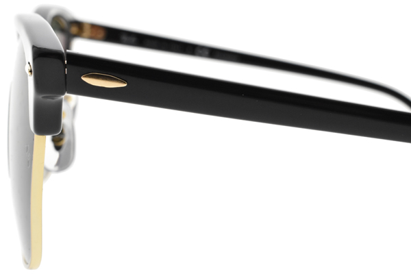 RAY BAN偏光太陽眼鏡 經典Clubmas/黑金-綠鏡片#RB3016 90158